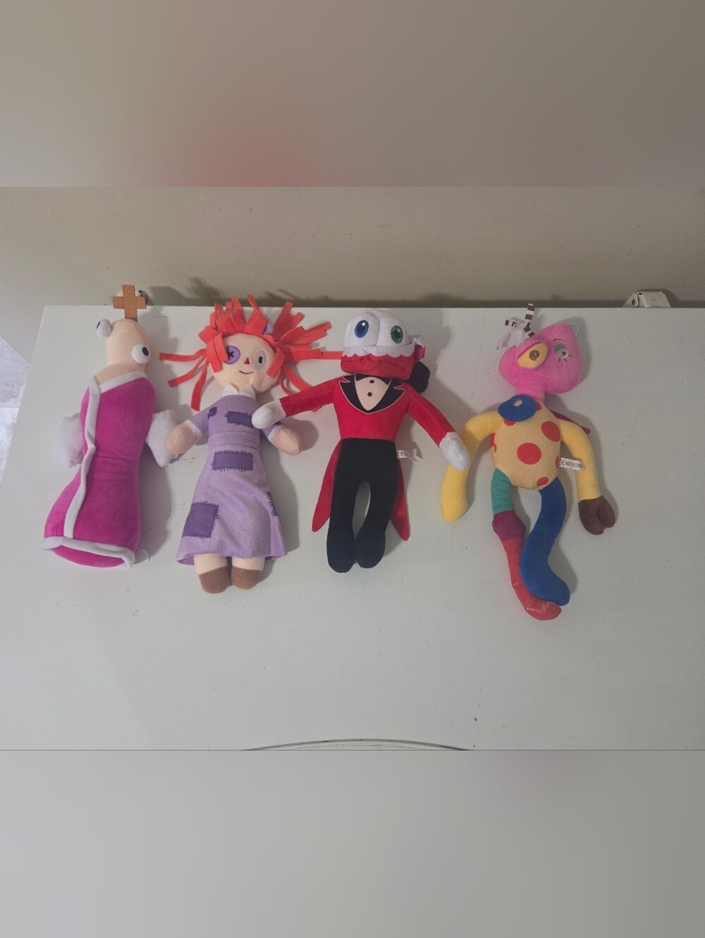 The Amazing Digital Circus" The Animated Series Plush Toys Set Of 4